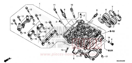 CULASSE CBR500RAD de 2013